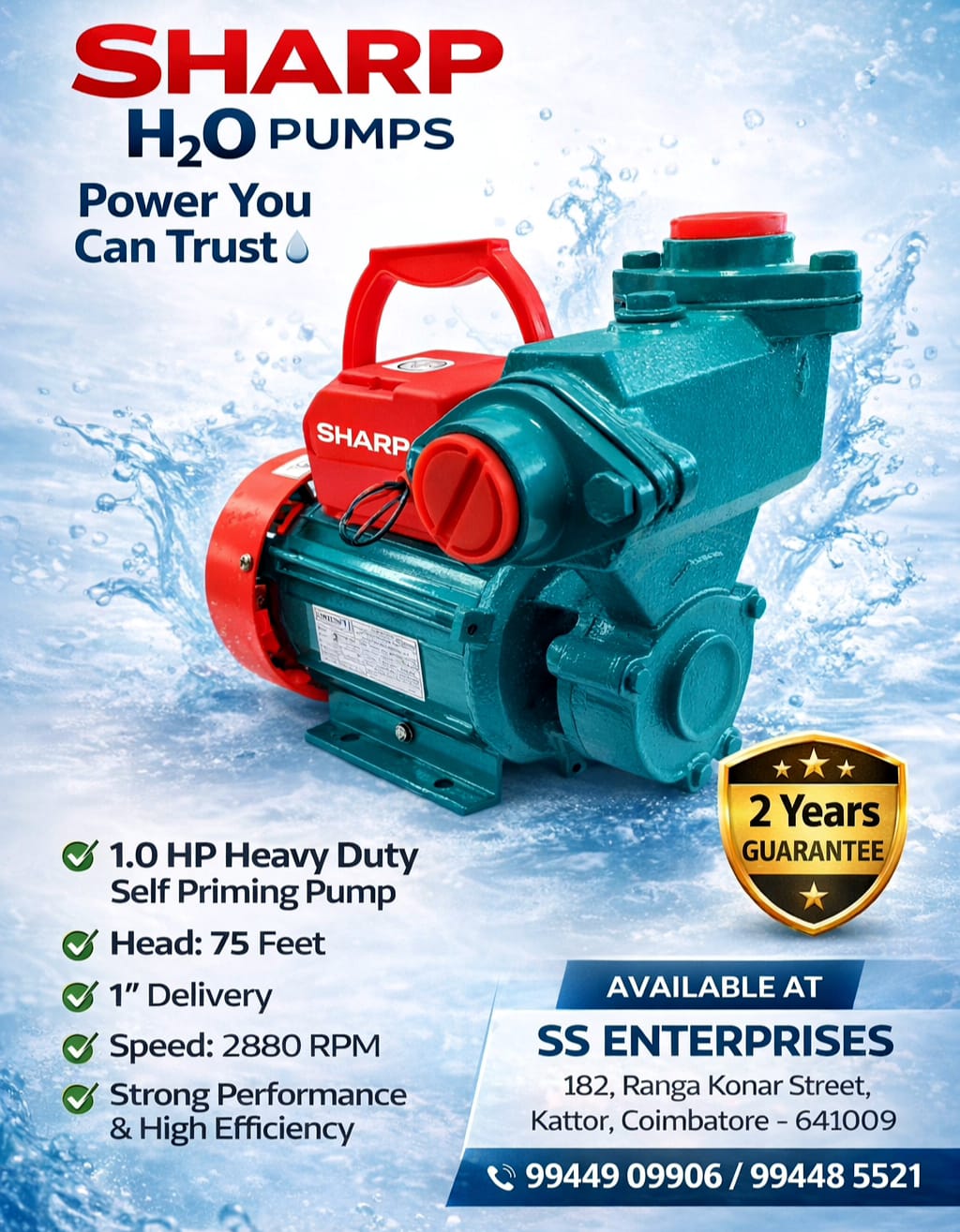 SELF PRIMING PUMPS