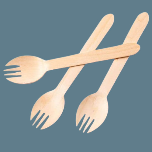 WOODEN SPORK 160 MM