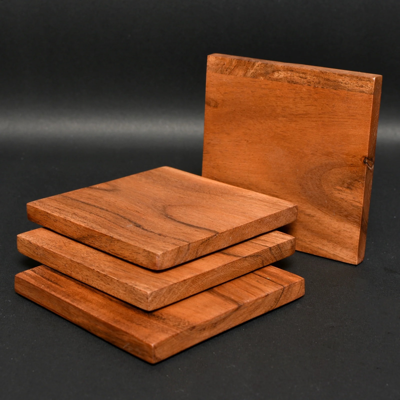Wooden Coaster Square set of 4