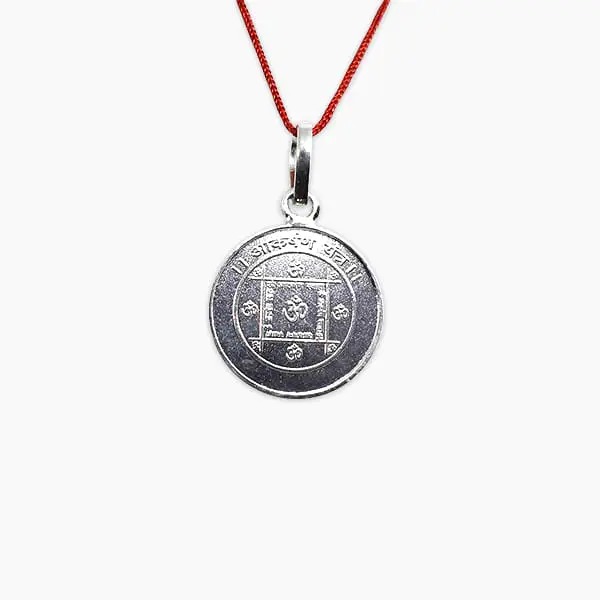 Aakarshan Kavach, Pure 99.9% Silver Sammohan Kavach, Size 1×1 Inch