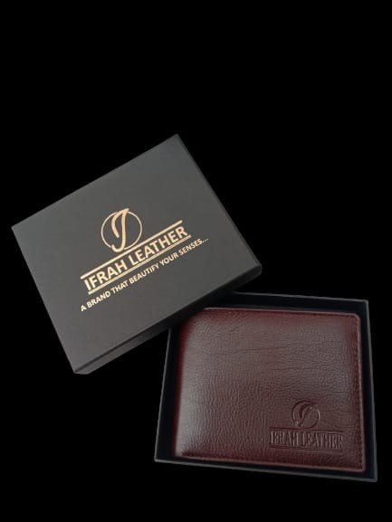 Genuine leather wallet - Mens