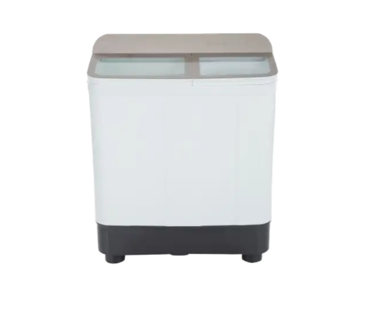 Haier Semi Automatic Washing Machine | 7 Kg | Toughened Glass | White | HTW70-178N