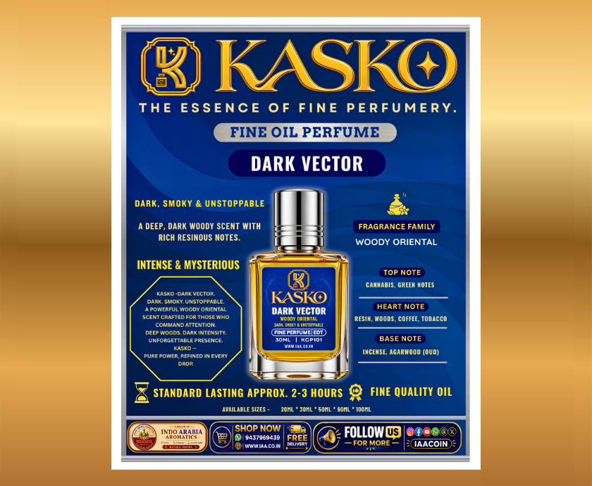 KASKO – DARK VECTOR- PERFUME – 30ML