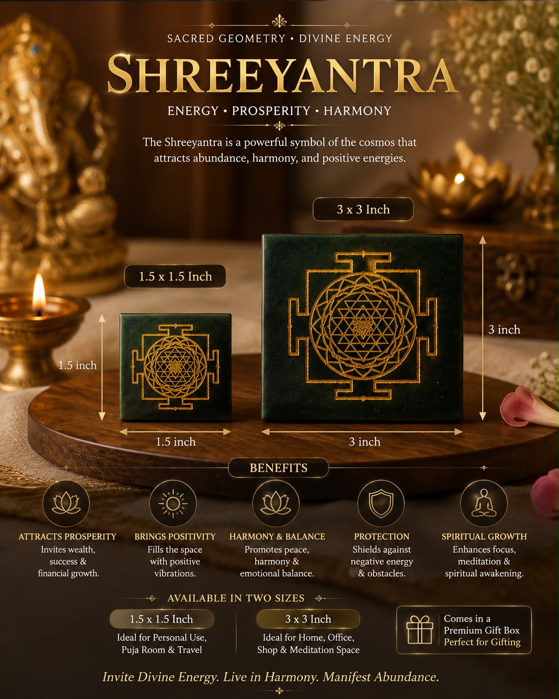 Shreeyantra Size 1.5 inch