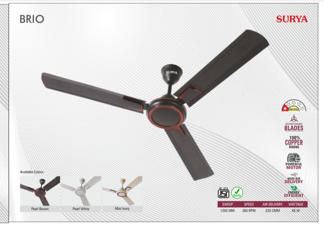 SURYA - BRIO 1200MM ( COPPER)