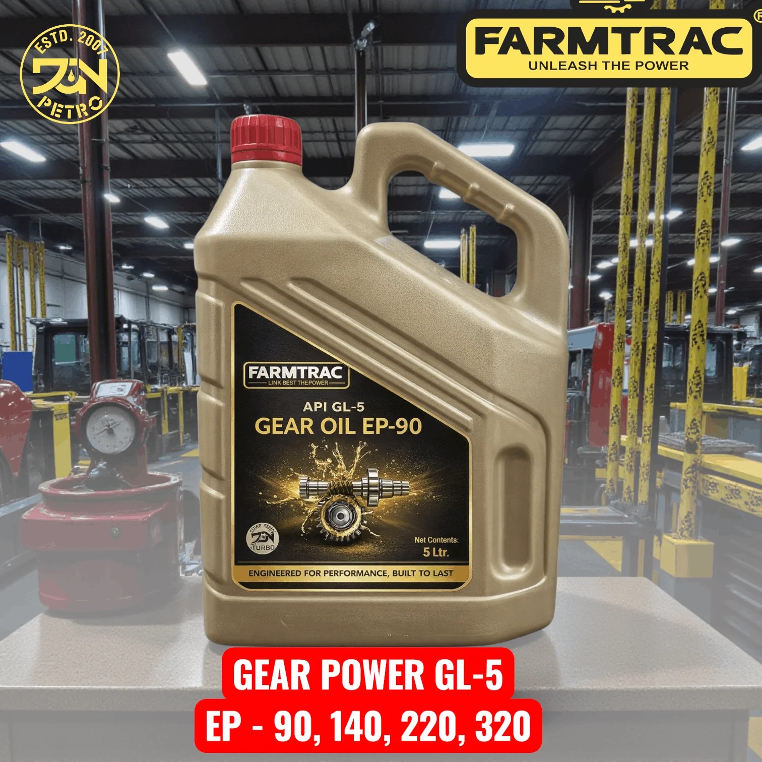 FARMTRAC GEAR OIL - 90 5L*4PCS