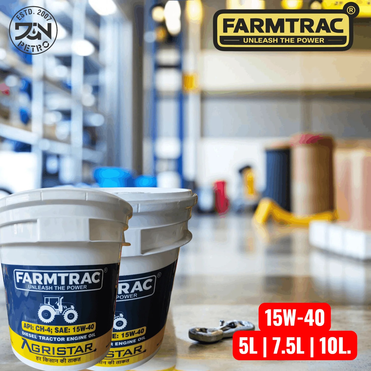 FARMTRAC 15W-40 CH4 7.5L