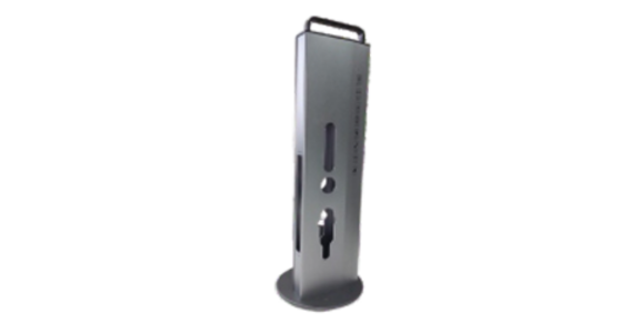 Aluminium Metal High Quality 360 Degree Rotating Doorlock Stand for Demo