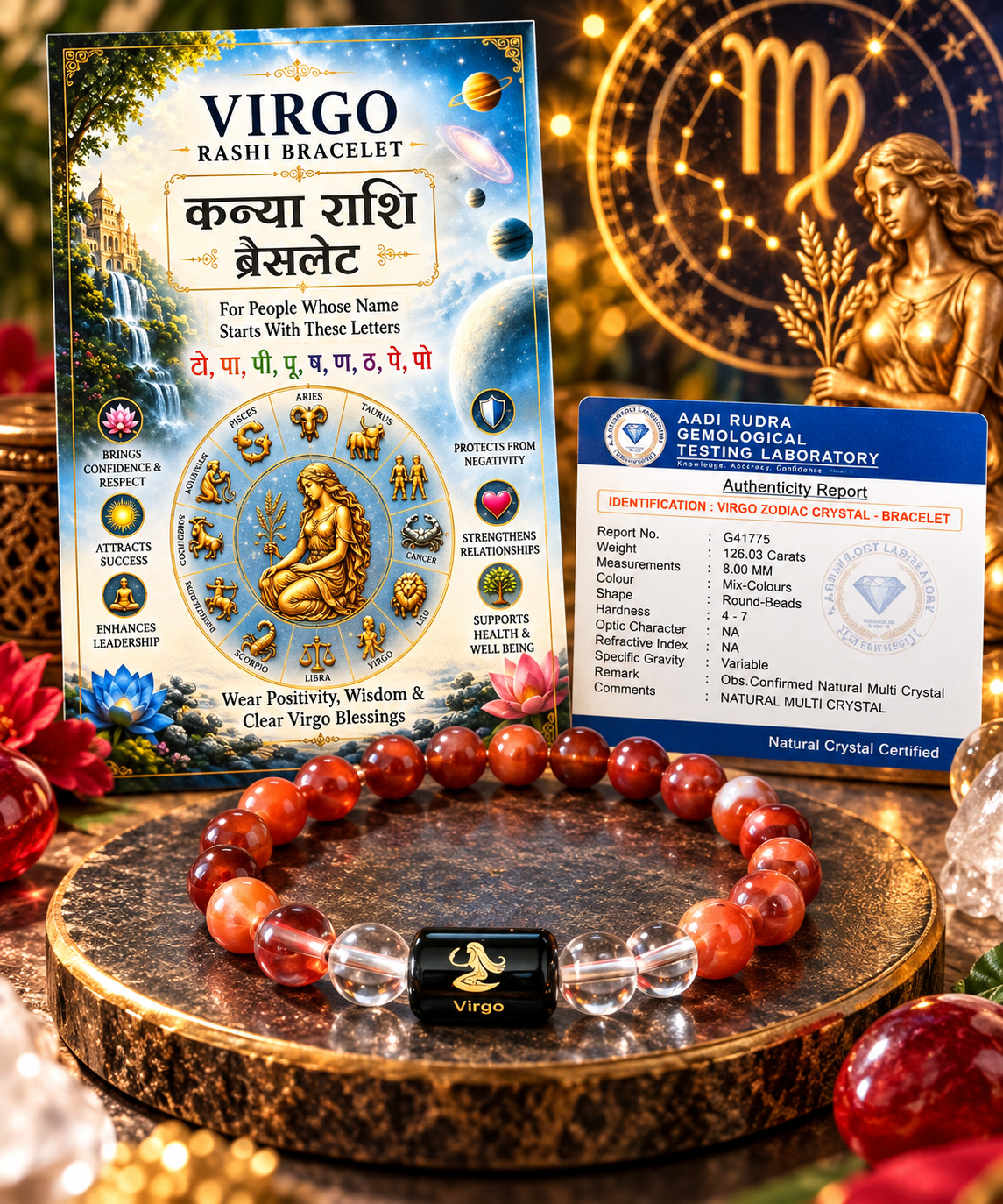 Virgo Zodiac Bracelet