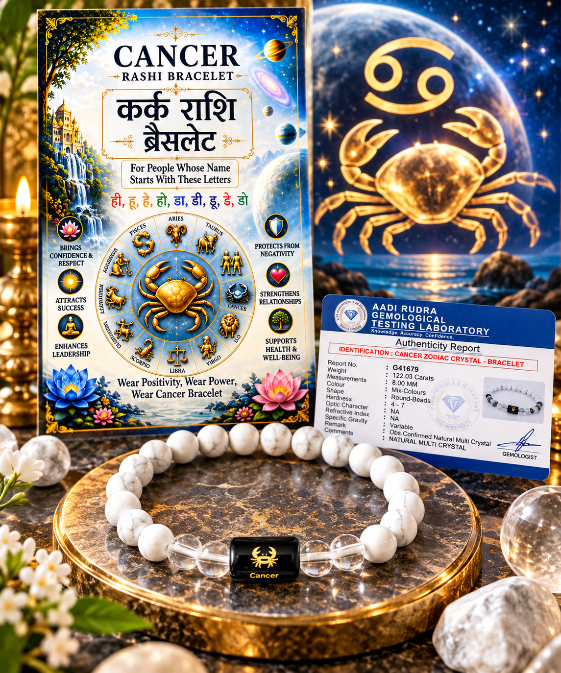 Cancer Zodiac Bracelet