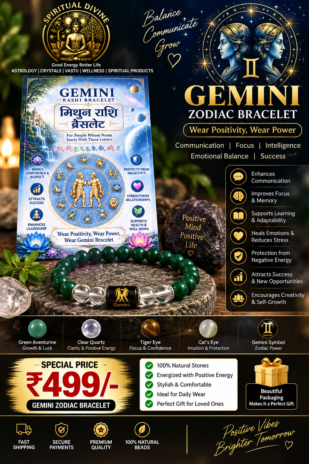 Mithun Rashi Bracelet