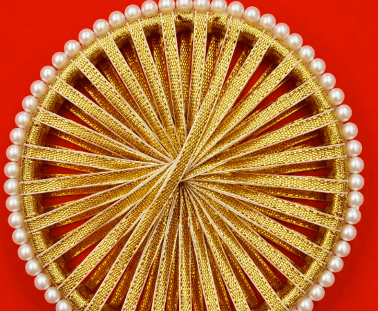 3 inch gota with moti ring
