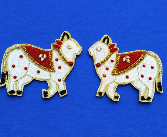 White cow pair