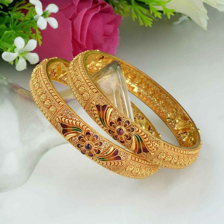 Designer Gold Bangles