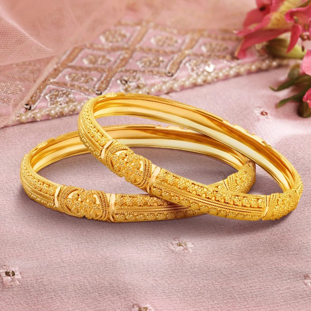 1. Traditional Gold Bangles
