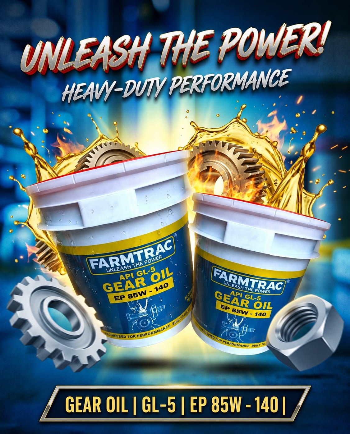 FARMTRAC GEAR OIL 85W-140 10L
