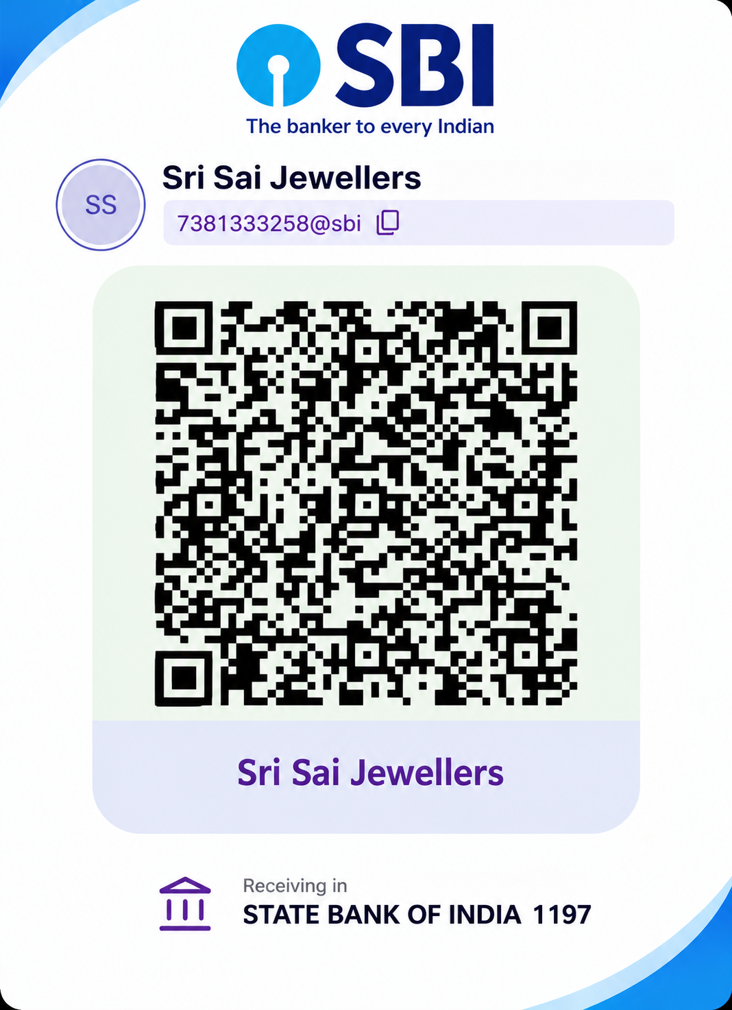 Payment QR code